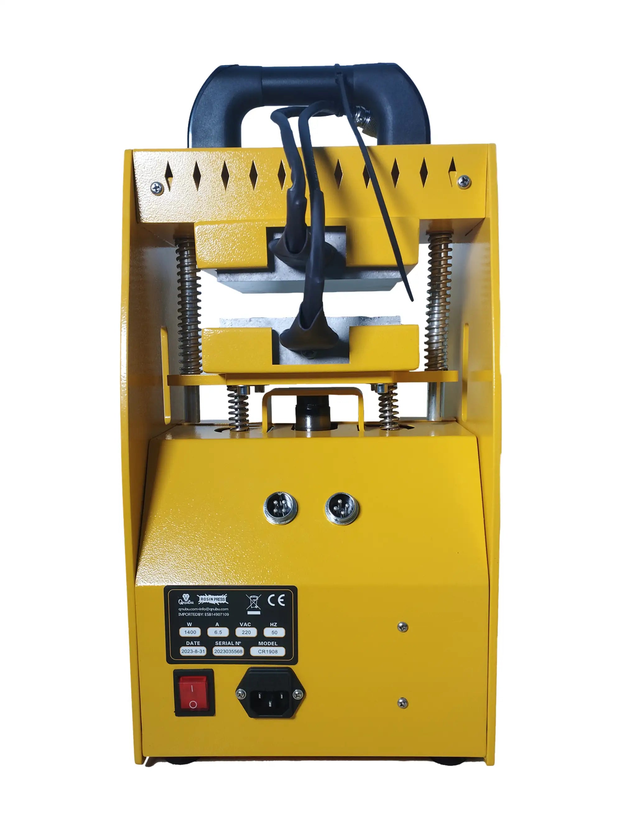 Qnubu Press Pro Hydraulic 6 T – Steuerung mit Timer und akustischem Signal für präzise Pressvorgänge