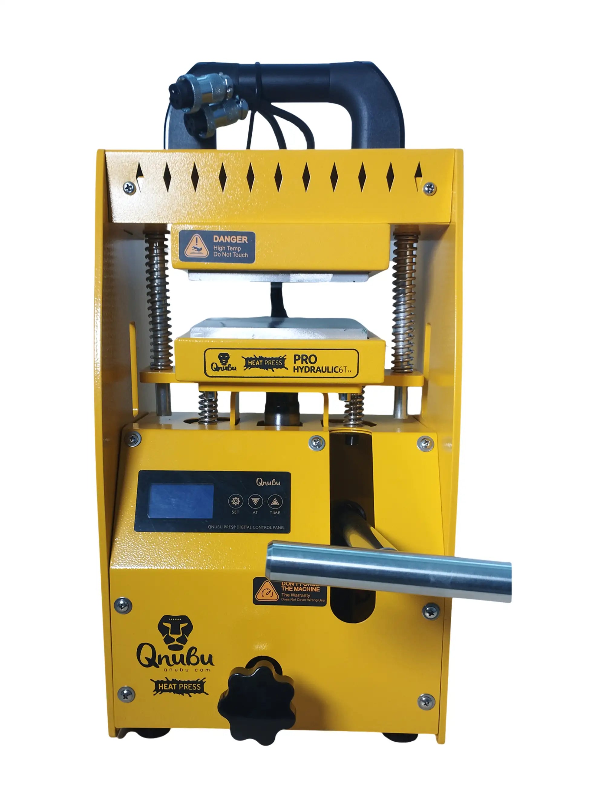 Qnubu Press Pro Hydraulic 6 T – tragbare Rosin-Presse mit bis zu 6 Tonnen Druckkraft und 12 × 12 cm Heizplatten