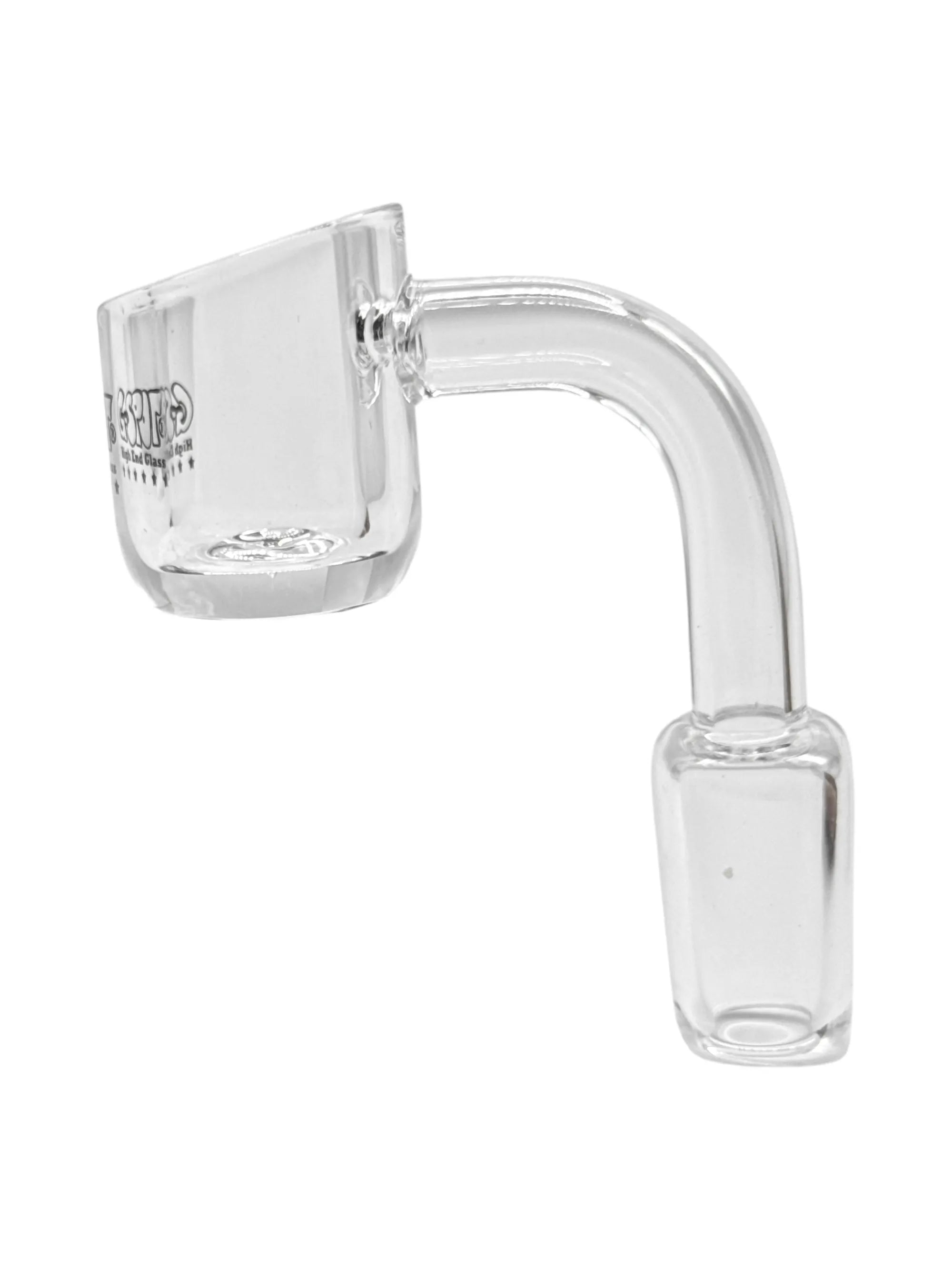 Quarzbanger NS14.5 von G-SPOT mit Normschliff und 90°-Winkel, kompatibel mit Standard-Bongs und Dab-Rigs