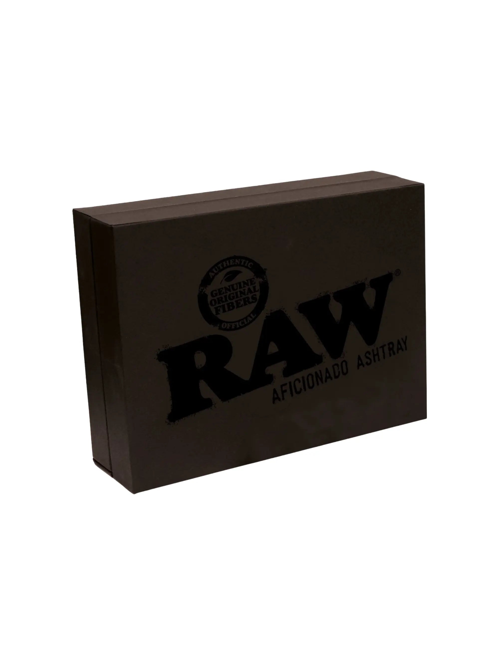 RAW Aficionado Glasaschenbecher aus massivem Glas mit RAW Logo