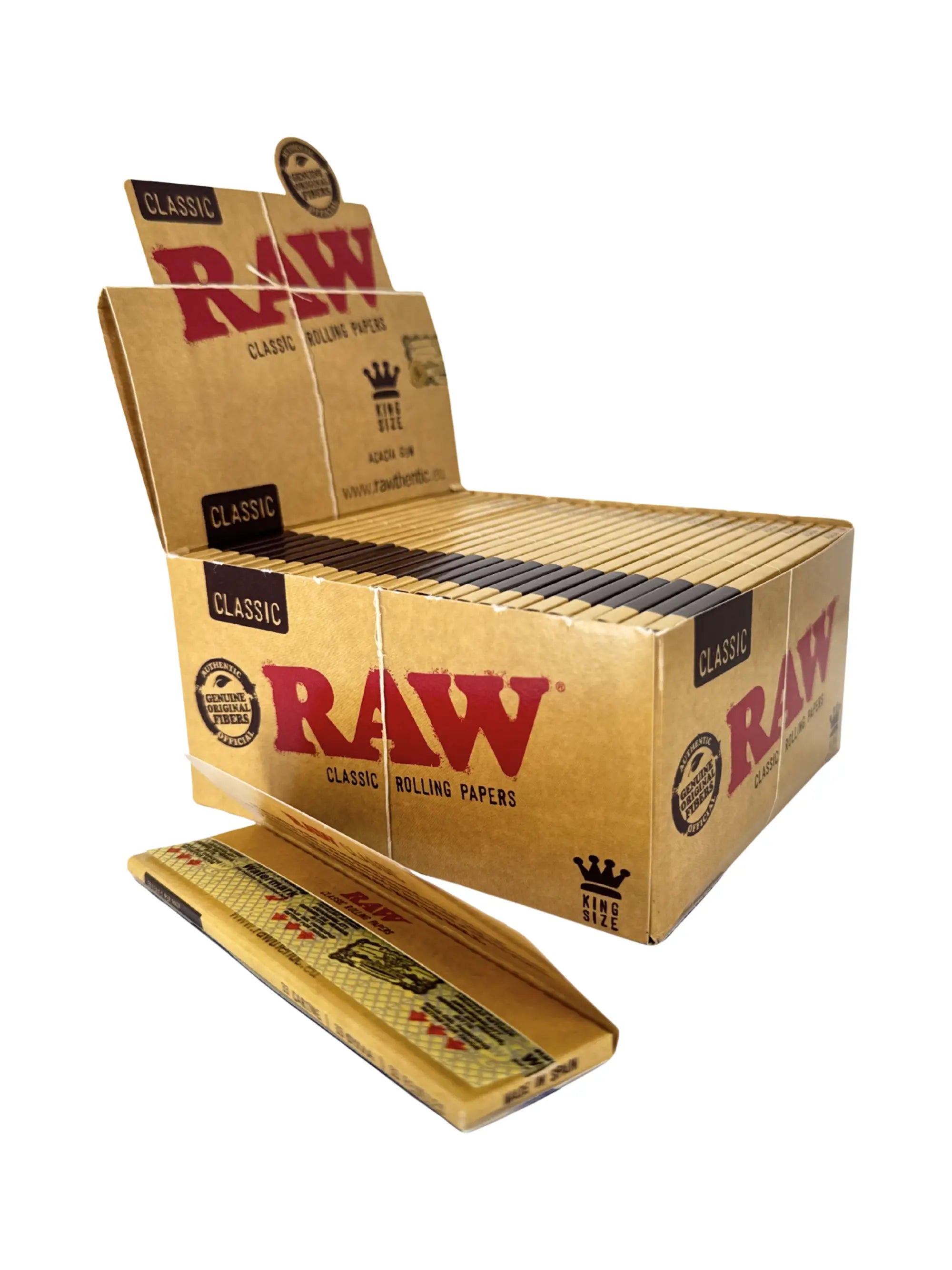 Einzelpackung der RAW Classic Wide Papers, 110x55 mm, klassisches RAW-Paper