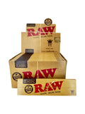 RAW Classic Wide Papers Display mit 50 Booklets, jeweils 32 Blätter, ungebleicht
