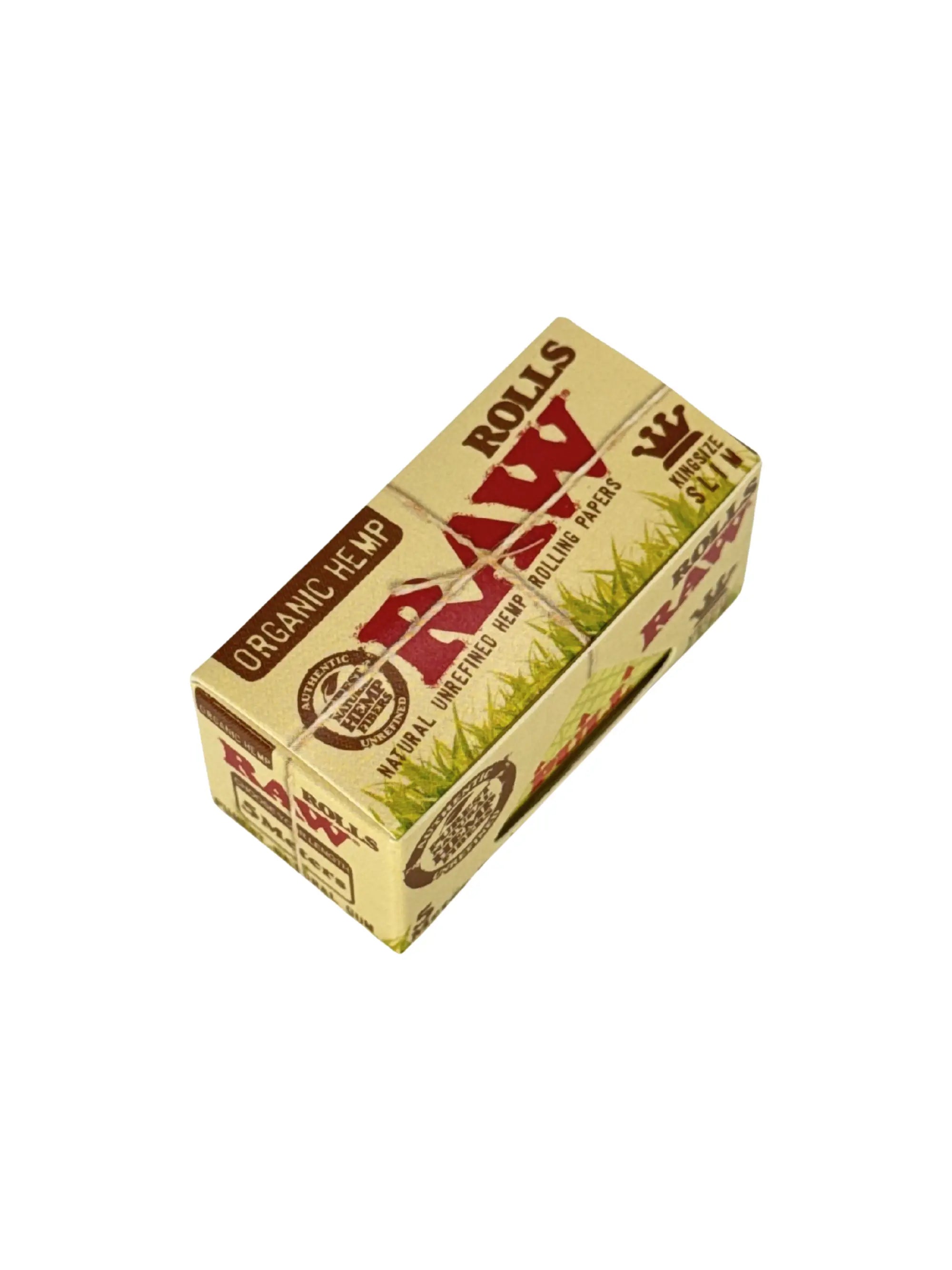 RAW Organic Hemp Roll Slim 5 Meter ungebleichtes Hanfpapier auf Rolle