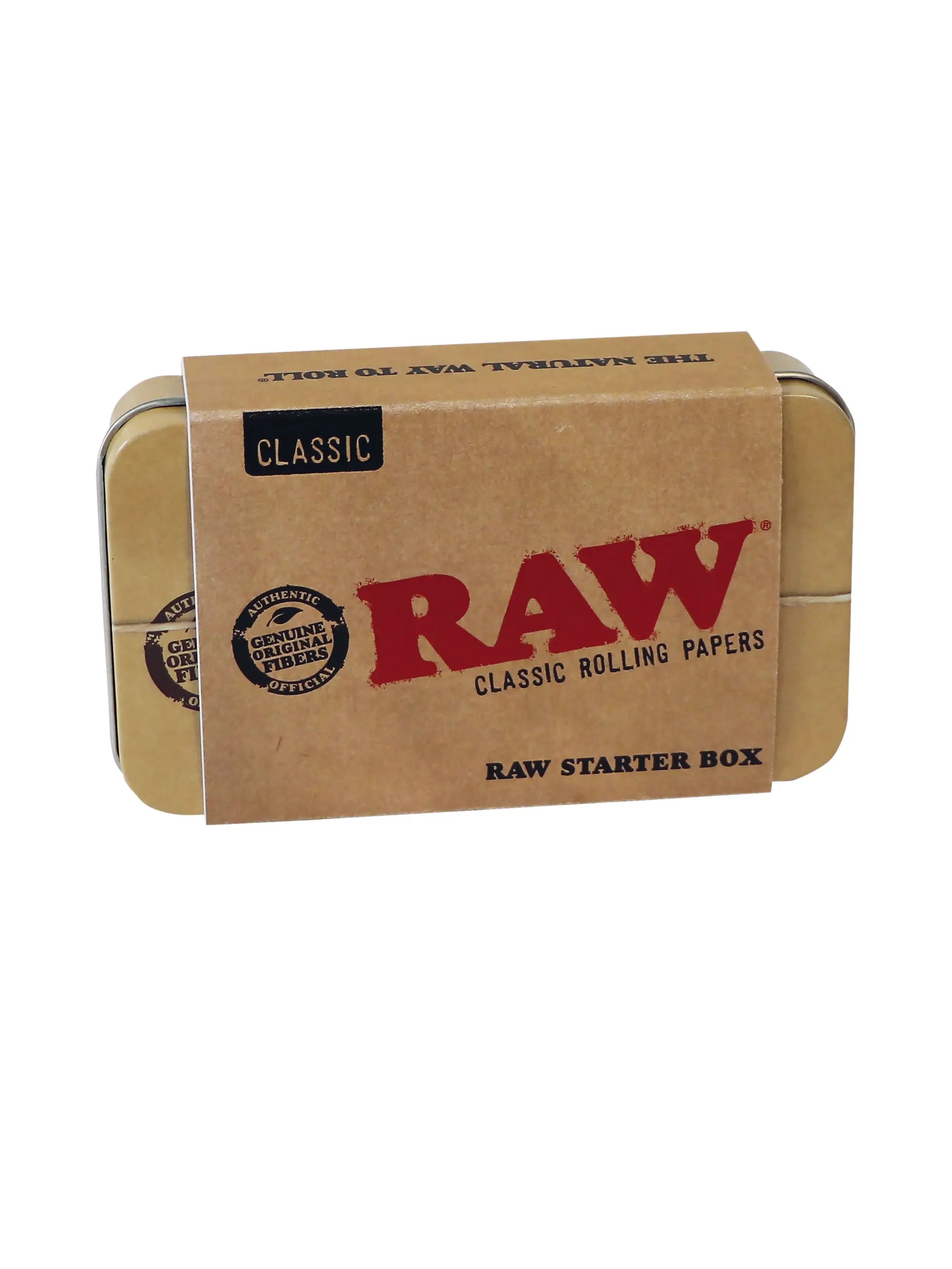 RAW Starter Box, stabile Metalldose mit kompaktem Set für Drehzubehör