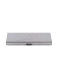 RAW Steel Paper Tin – stabile Edelstahl-Hülle für King Size Slim Papers, robust, stylisch und perfekt für unterwegs. Jetzt bei Stonerscents Headshop.