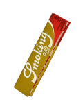 Smoking Gold King Size Slim Papers aus dünnem Reispapier im Heftchen mit 33 Blättchen.