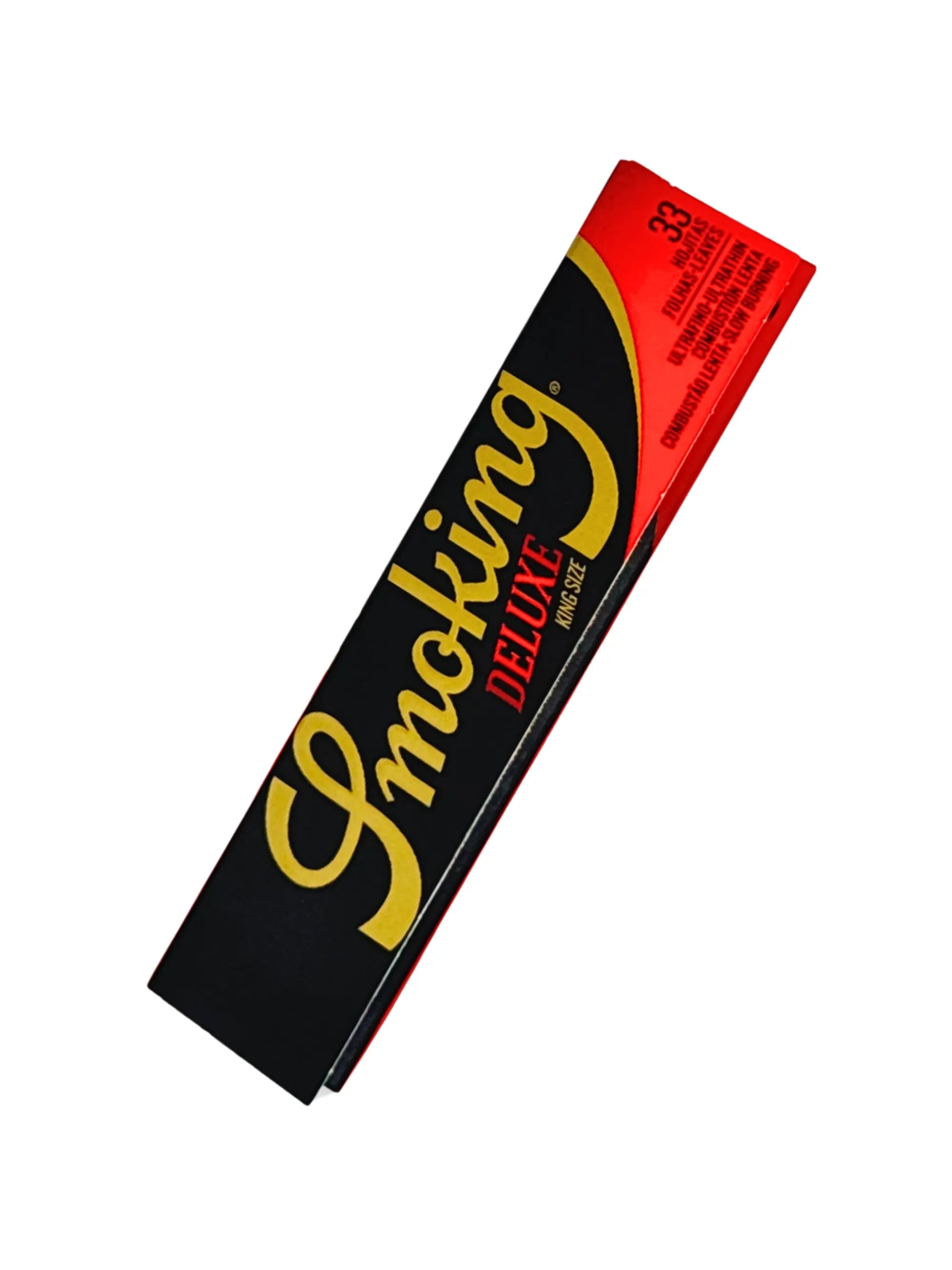 Smoking King Size Deluxe Papers extra dünn für langsames und gleichmäßiges Abbrennen.