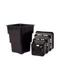 Air Max Pot Schwarzer Pflanzentopf 7 L, 11 L