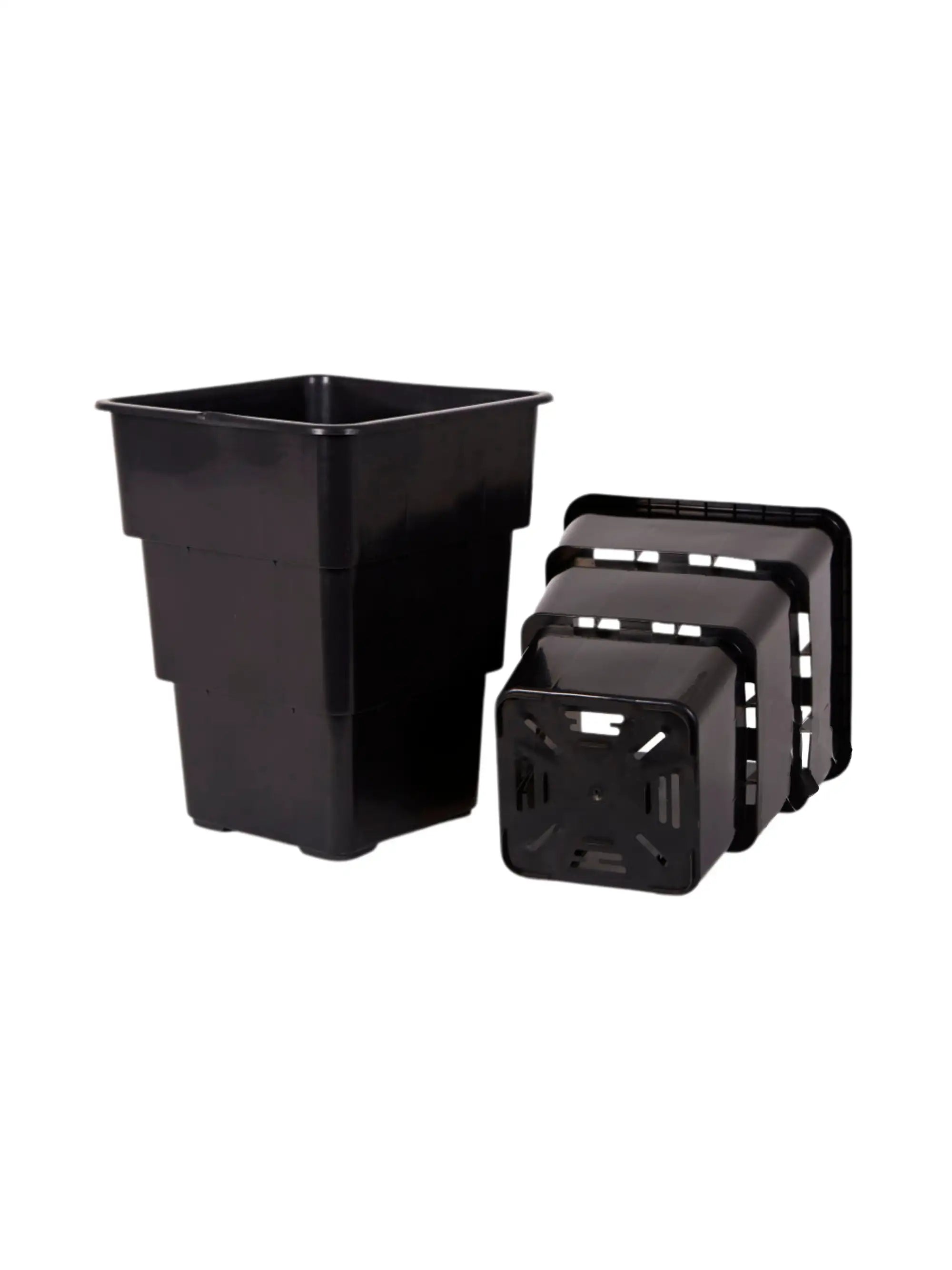 Air Max Pot Schwarzer Pflanzentopf 7 L, 11 L