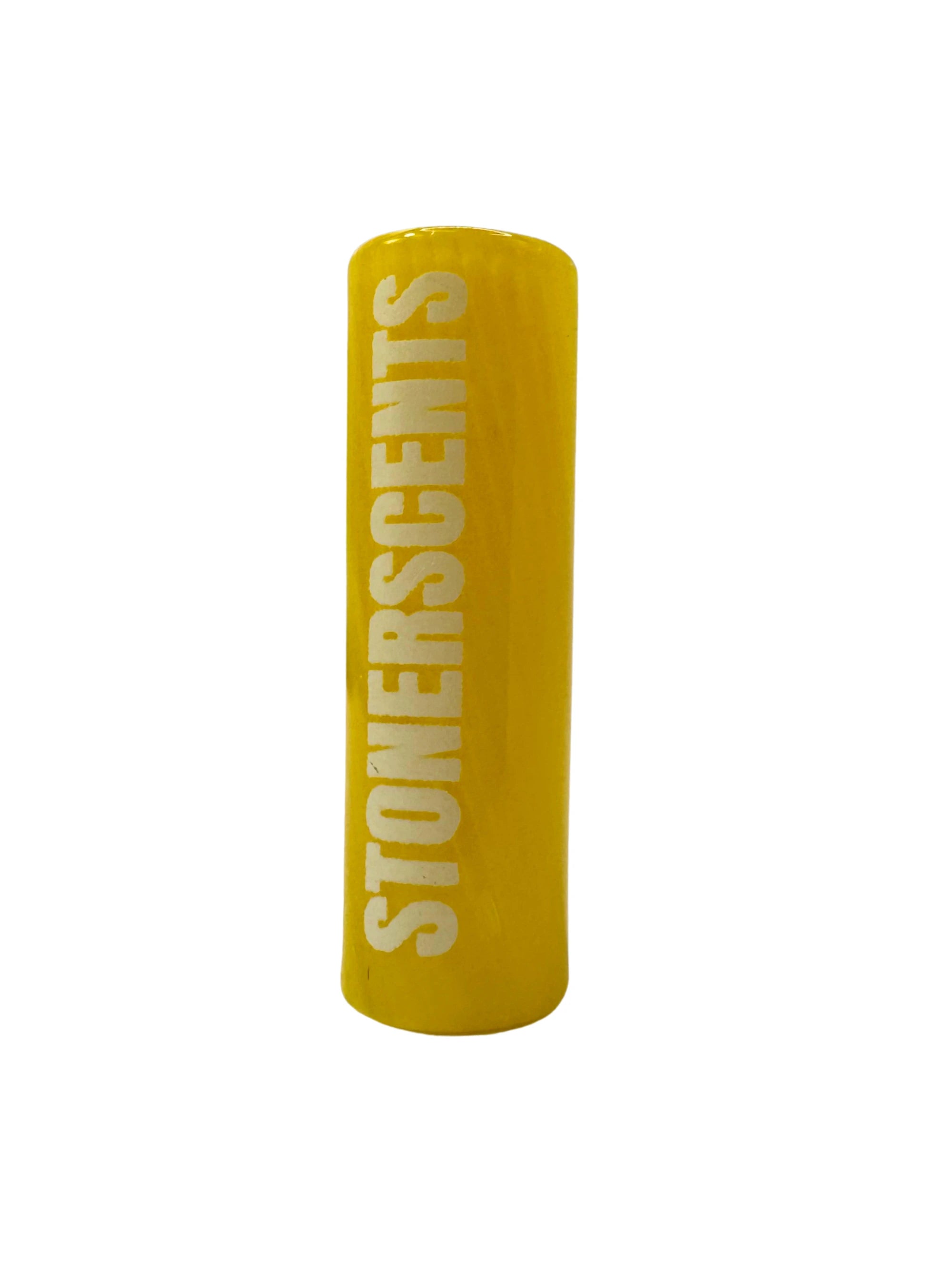 Glasfilter von STONERSCENTS in strahlendem Gelb und 9 mm Durchmesser.