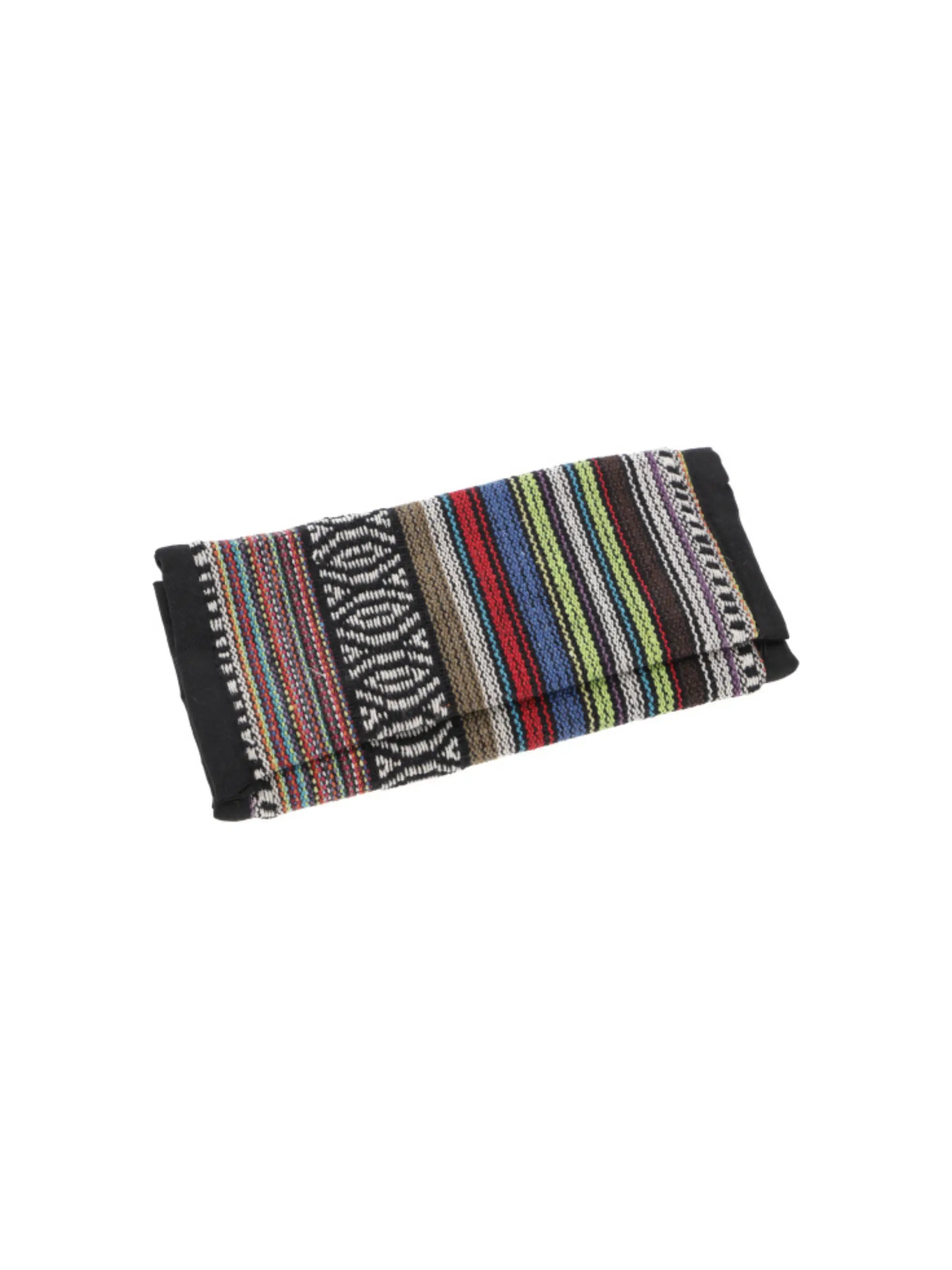 Handgefertigte Tabaktasche aus Nepal aus Baumwolle mit Magnetverschluss und praktischem Stauraum